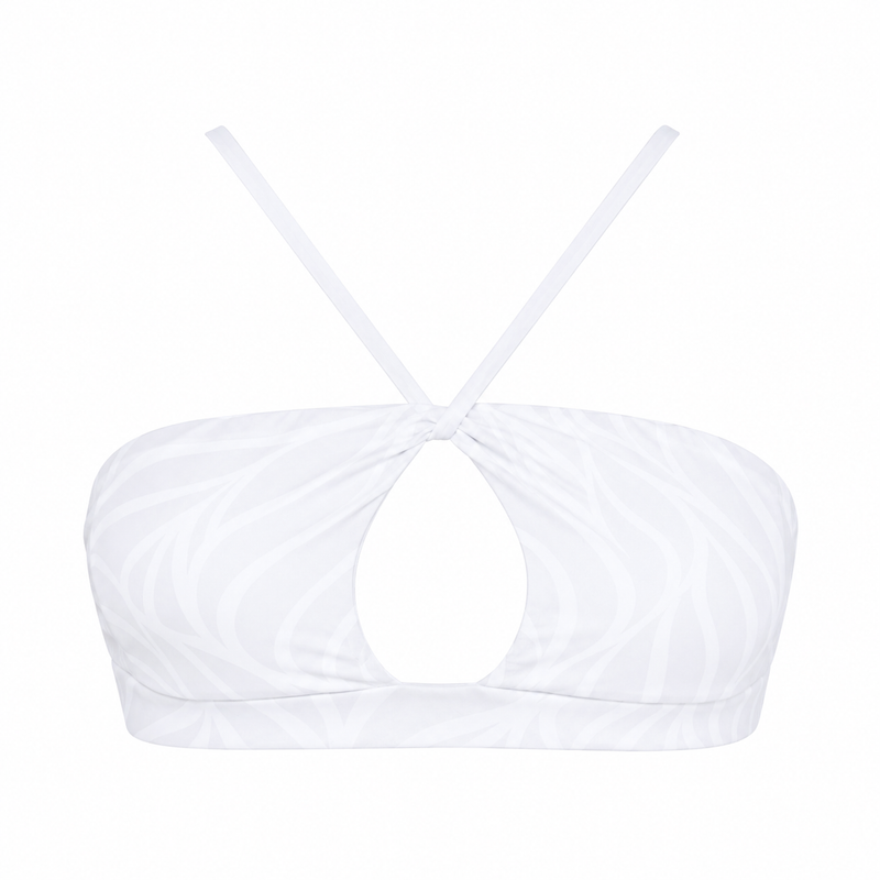 Anomia Crisscross Halter Bikini Top