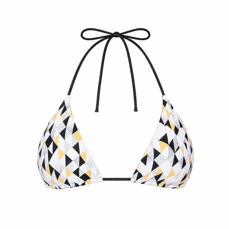 Cowrie Reversible Triangle Bikini Top