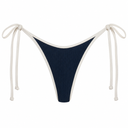 Noir Wave Tie Side Bikini Bottom
