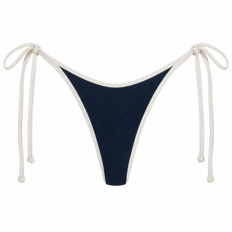 Noir Wave Tie Side Bikini Bottom