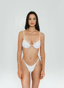 Anomia Tie - Side Bottom Adjustable Elegance with Gleaming Accents - GigiZara SwimWear