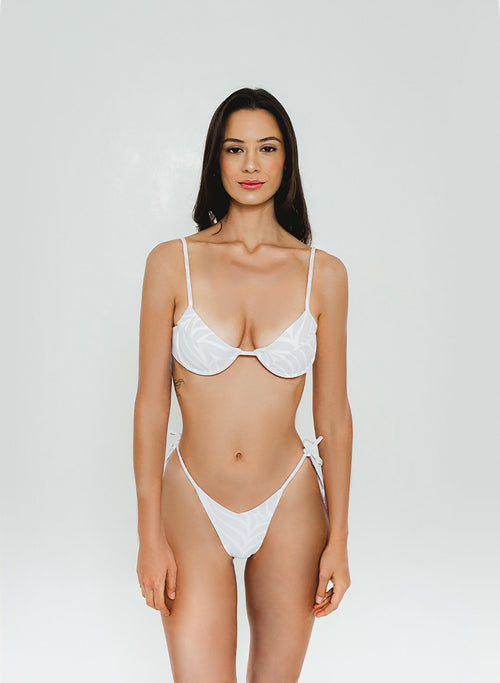 Anomia Tie - Side Bottom Adjustable Elegance with Gleaming Accents - GigiZara SwimWear