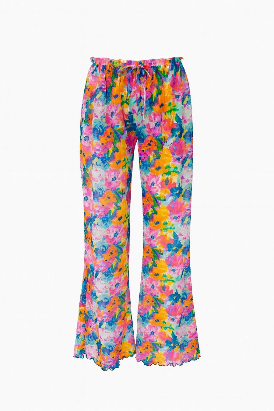 Bougainvillea Bloom Mesh Pants - GigiZara SwimWear