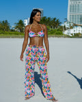 Bougainvillea Bloom Mesh Pants - GigiZara SwimWear