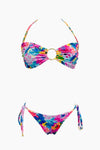 Bougainvillea Bloom Tie Side Bottom - GigiZara SwimWear