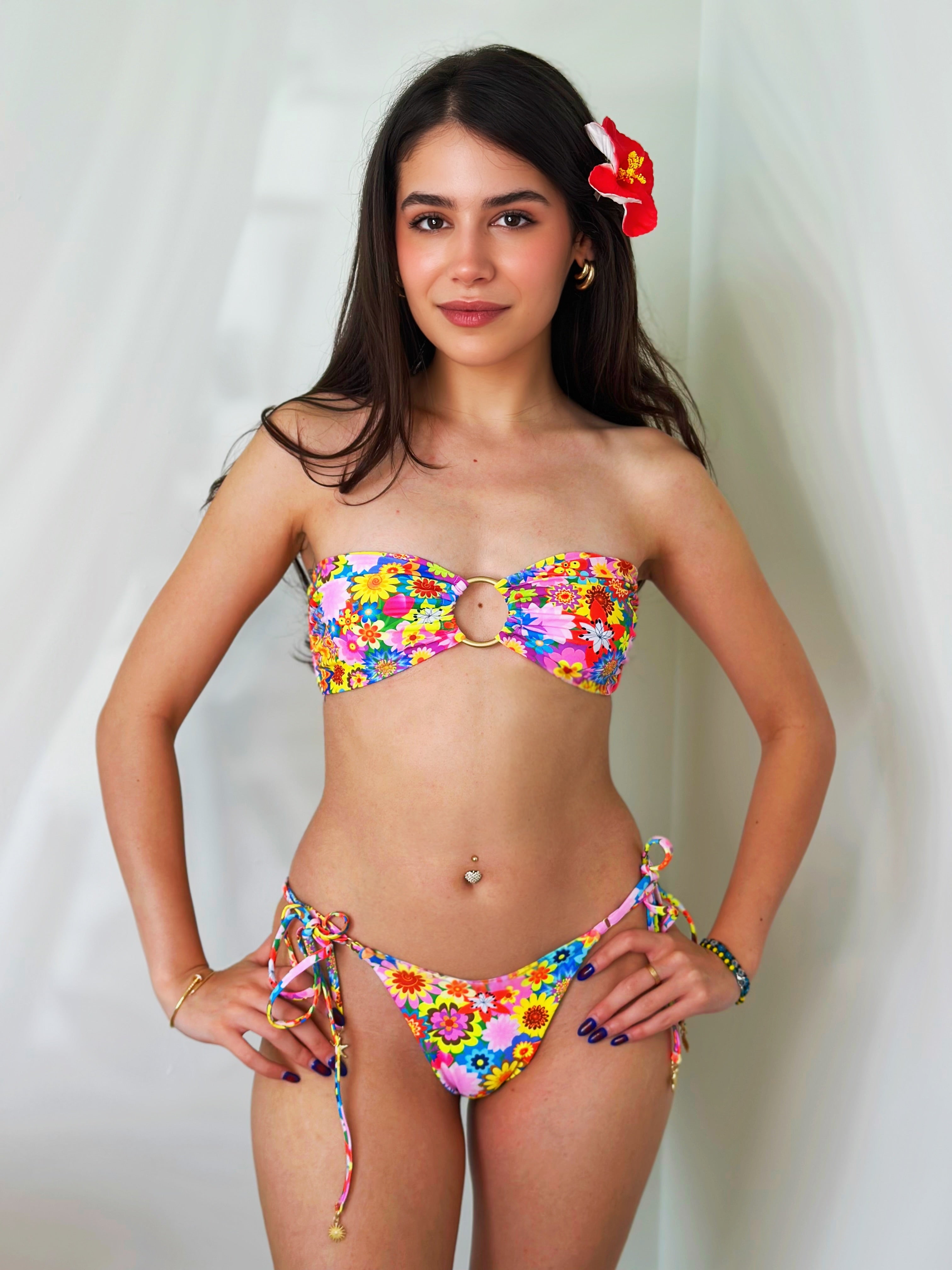 Cali Sol Tie Side bottom - GigiZara SwimWear