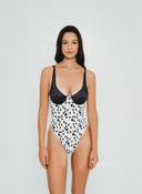 Calico One Piece Kaleidoscope Pattern, Adjustable Support - GigiZara SwimWear