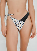 Limpet Brazilian Bottom Kaleidoscope Print & Gold Accents - GigiZara SwimWear