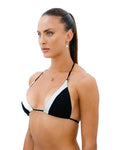 Lunar Triangle Bikini Top Geo Wave Elegance - GigiZara SwimWear