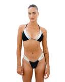 Lunar Triangle Bikini Top Geo Wave Elegance - GigiZara SwimWear