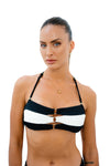 Starlight Strapless Bikini Top Bandeau with Grip & Removable Pads - GigiZara SwimWear