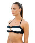 Starlight Strapless Bikini Top Bandeau with Grip & Removable Pads - GigiZara SwimWear