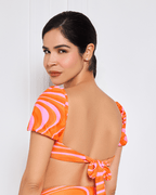 Sun Sculpt Bikini Top Semi Crop & Sculpted Fit - GigiZara SwimWear