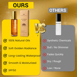 Sun Shield Body Glow, Broad Spectrum SPF 50, Non Sticky, Glowing Results - GigiZara SwimWear