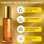 Sun Shield Body Glow, Broad Spectrum SPF 50, Non Sticky, Glowing Results - GigiZara SwimWear