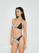 Tusk Triangle Bikini Top Kaleidoscope Pattern & Gold Detail - GigiZara SwimWear